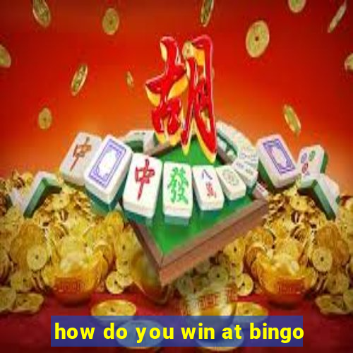 how do you win at bingo