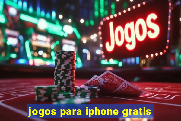 jogos para iphone gratis