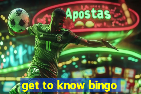 get to know bingo