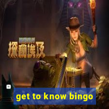 get to know bingo