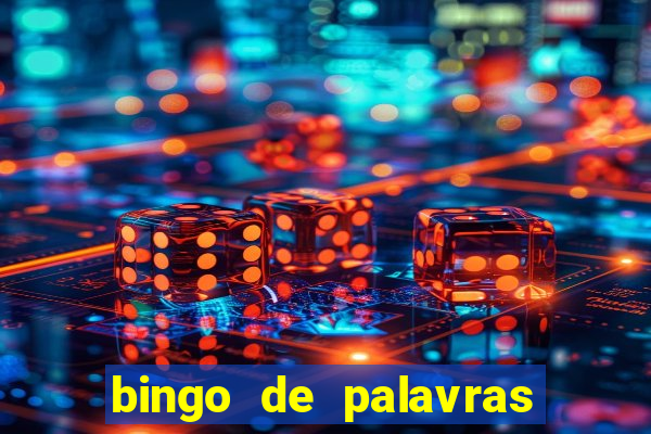 bingo de palavras para 3 ano