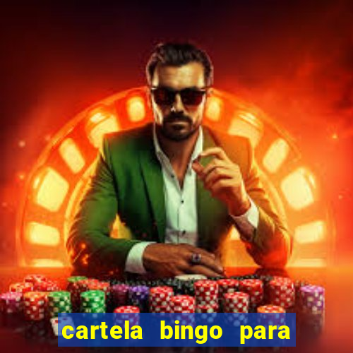 cartela bingo para cha de cozinha imprimir gratis