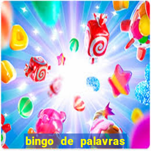 bingo de palavras cha de bebe