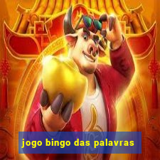 jogo bingo das palavras