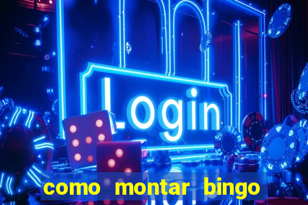 como montar bingo brinquedos toia