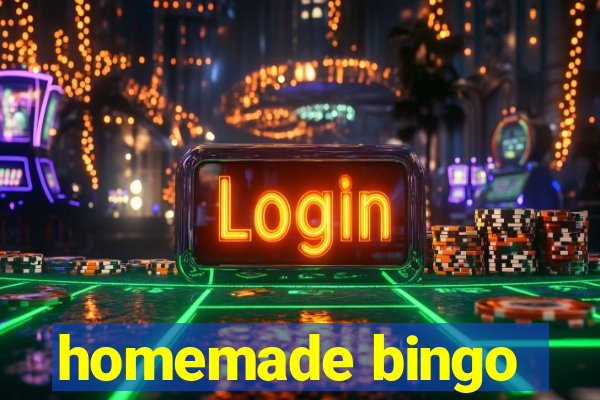 homemade bingo