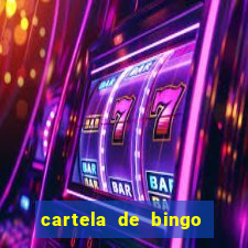 cartela de bingo do alfabeto para imprimir