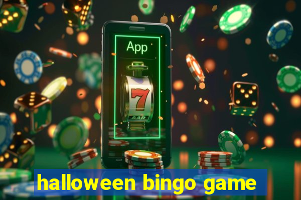 halloween bingo game