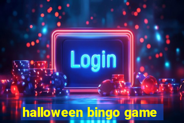 halloween bingo game