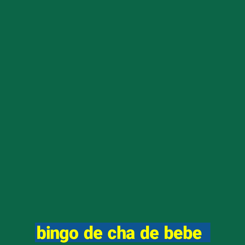 bingo de cha de bebe