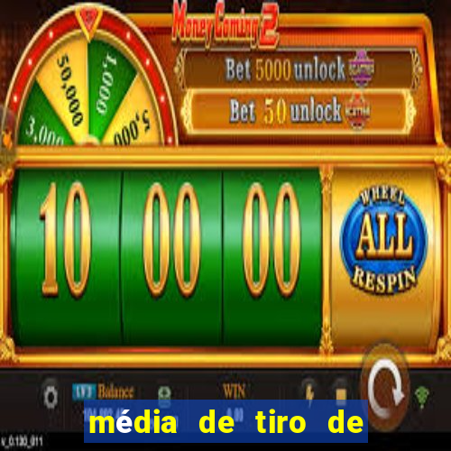 média de tiro de meta por jogo