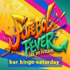 bar bingo saturday