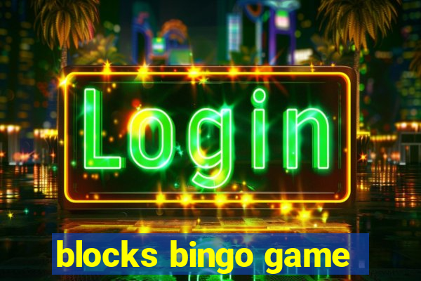 blocks bingo game