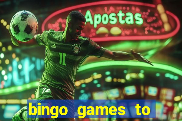 bingo games to play for free