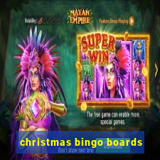 christmas bingo boards