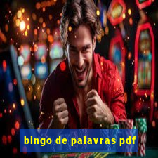 bingo de palavras pdf