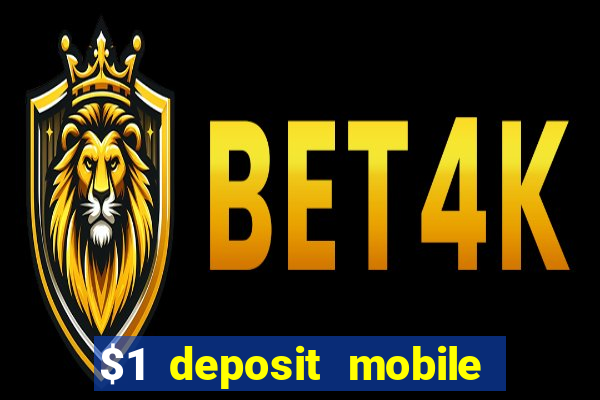 $1 deposit mobile casino australia