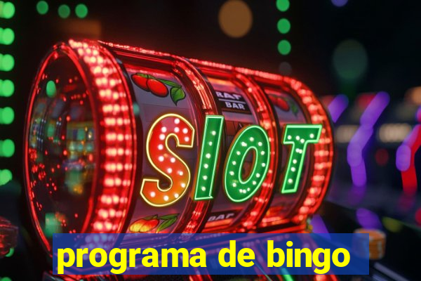 programa de bingo