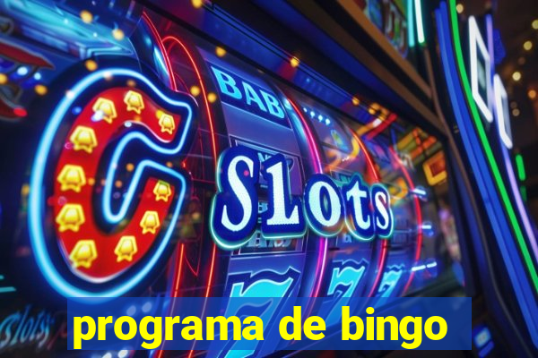 programa de bingo