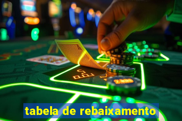 tabela de rebaixamento