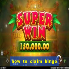 how to claim bingo plus jackpot