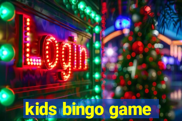 kids bingo game