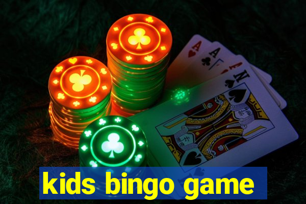 kids bingo game