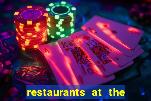 restaurants at the cosmopolitan casino