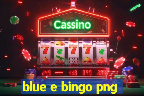 blue e bingo png