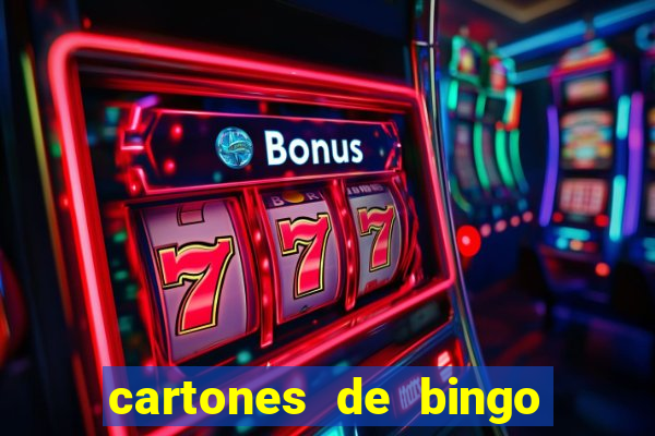 cartones de bingo para imprimir