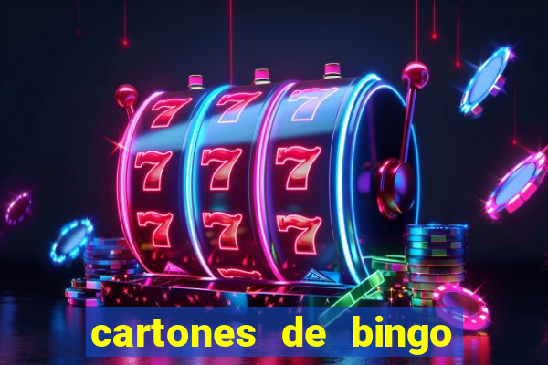 cartones de bingo para imprimir