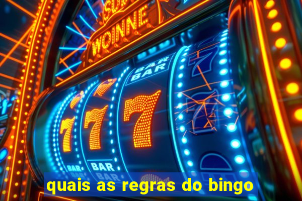 quais as regras do bingo