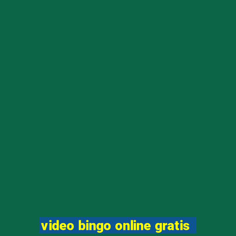 video bingo online gratis