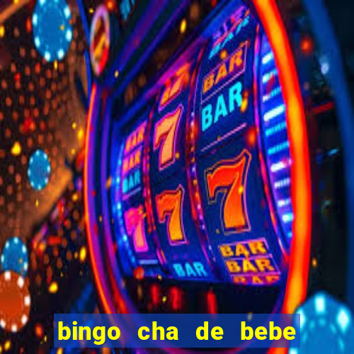 bingo cha de bebe cartelas para imprimir