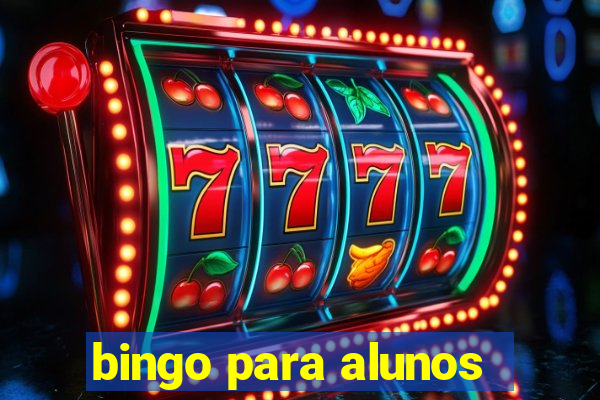 bingo para alunos