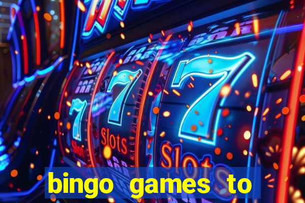 bingo games to play at home