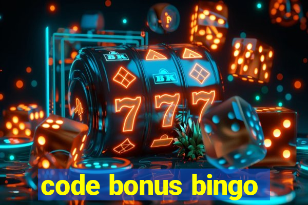 code bonus bingo