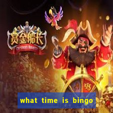 what time is bingo at foxwoods