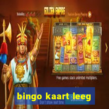 bingo kaart leeg