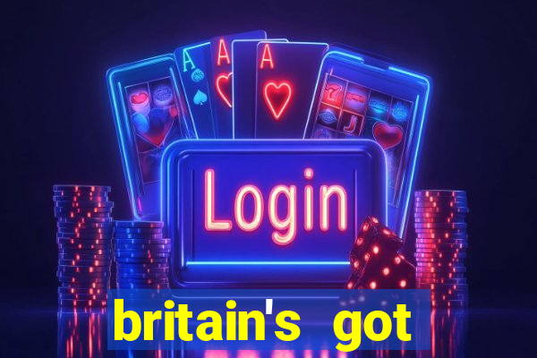 britain's got talent bingo