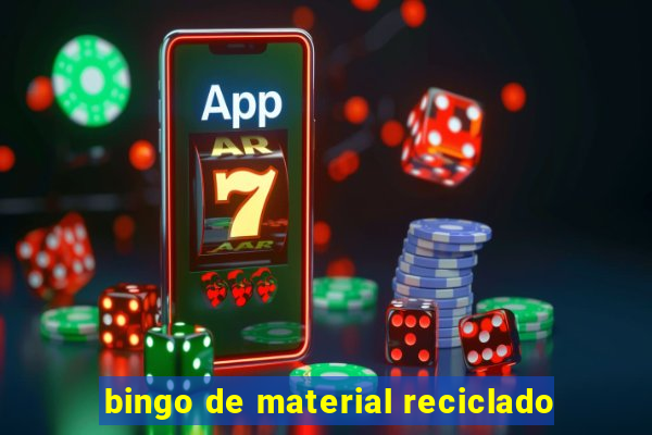 bingo de material reciclado