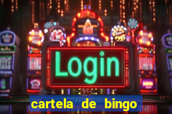 cartela de bingo para imprimir gratis