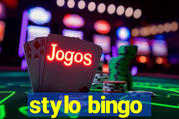 stylo bingo