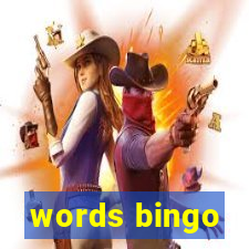 words bingo