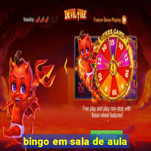 bingo em sala de aula