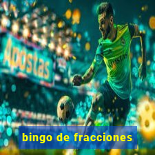 bingo de fracciones