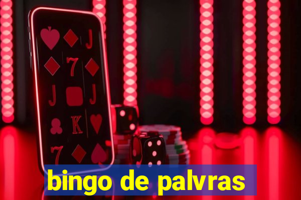 bingo de palvras