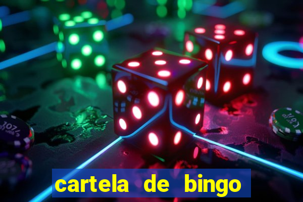 cartela de bingo ate 50