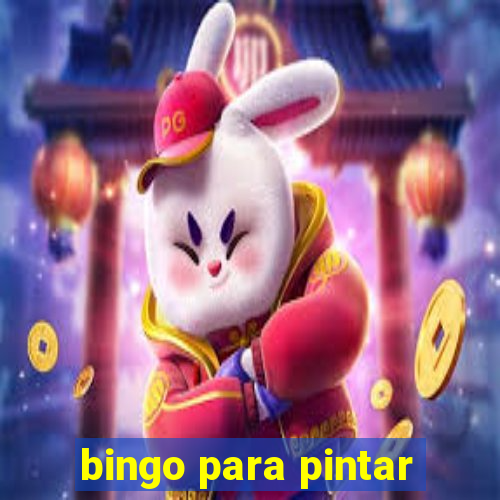 bingo para pintar