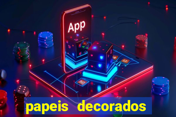 papeis decorados para imprimir